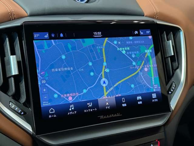 ギブリ モデナ AWD　茶革パワーシート